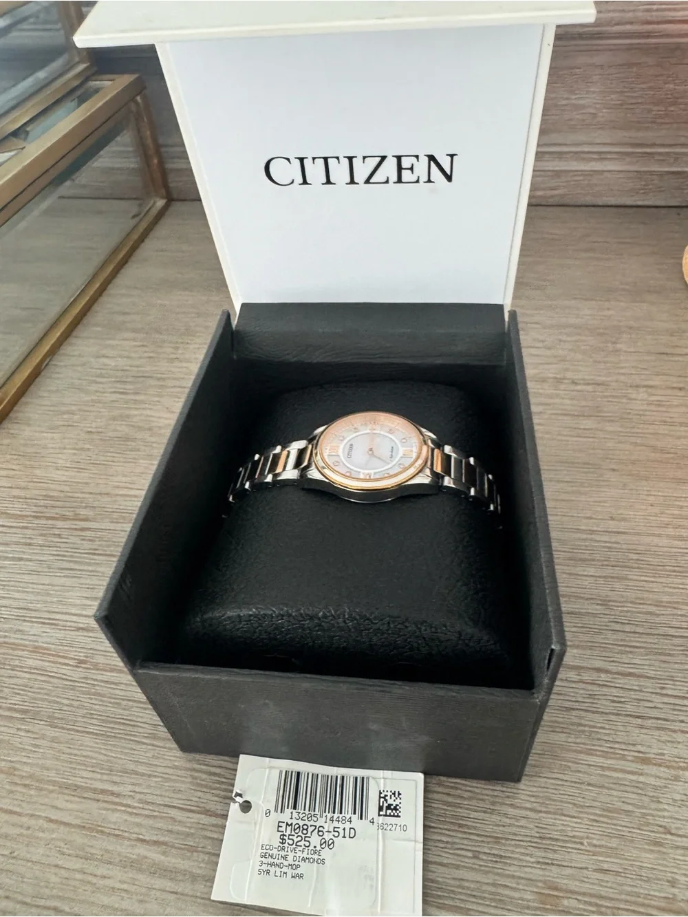 Citizen Eco Drive Two Tone with diamonds